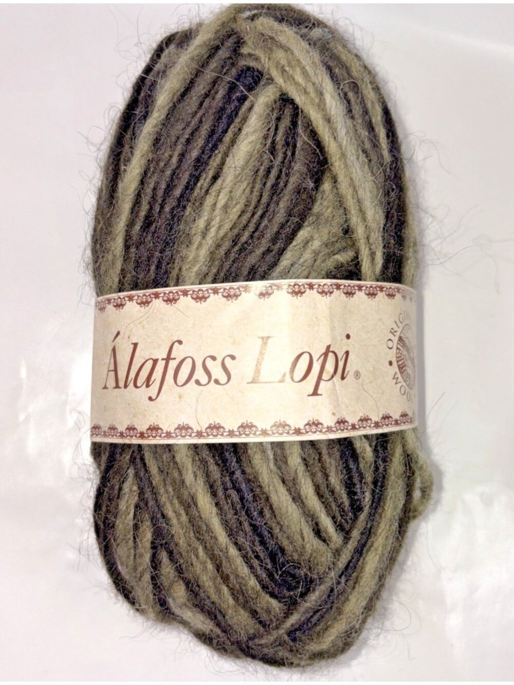 Alafoss Lopi Istex Pure New Wool 1 Olive Green Tonal Skien Iceland 9980